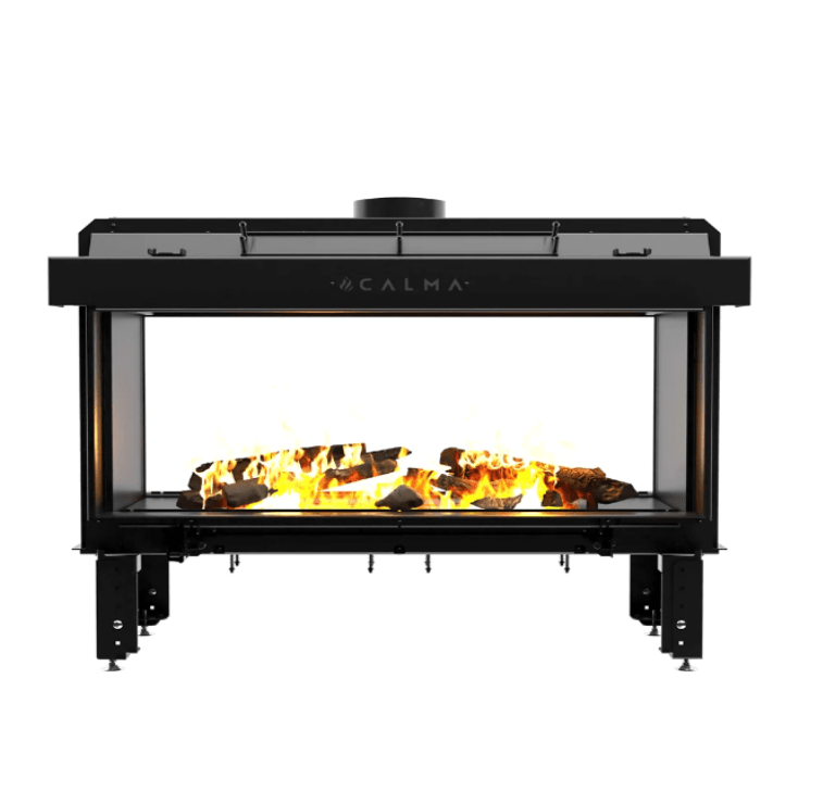 Chimenea de Gas Modelo CALMA 120T-G DOBLE CRISTAL