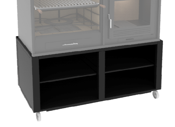 BARBACOA MODELO FUSION 160 CON SISTEMA DE ELEVACION Y HORNO - Imagen 3