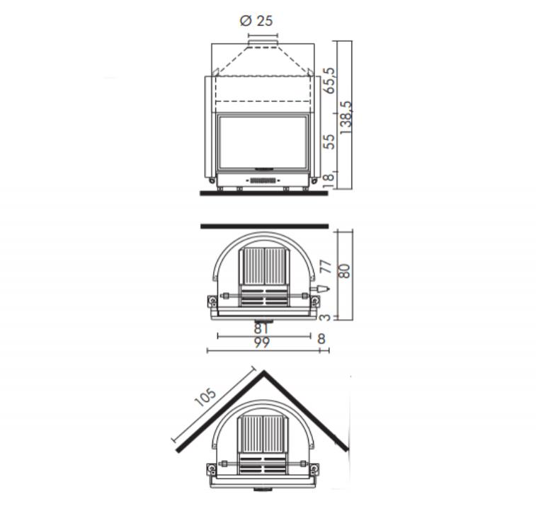 HIDROCHIMENEA EDILKAMIN DE LEÑA – MAXI PLUS - Imagen 2