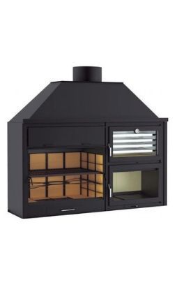 BARBACOA DE LEÑA CON HORNO FUSION 200 - Imagen 2