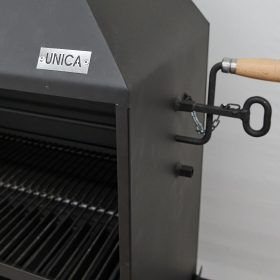 CAJÓN BARBACOA DE LEÑA CON CAMPANA Y PARRILLA ELEVACIÓN DE BARROTE - Imagen 2