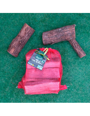 MALLA DE LEÑA DE ROBLE 8kg aprox. - Imagen 3