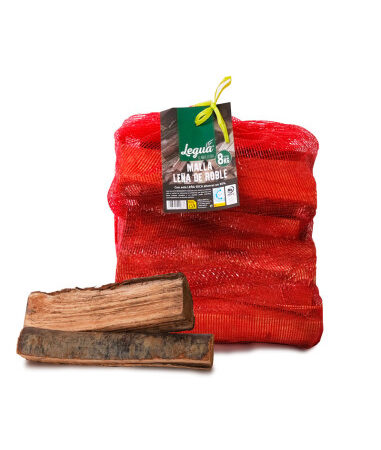 MALLA DE LEÑA DE ROBLE 8kg aprox.